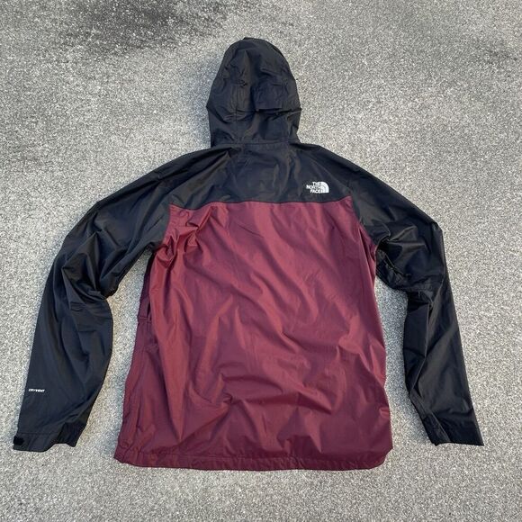 The North Face Venture 2 Jacket Mens Medium Maroon DryVent Rain Coat Hiking - Picture 7 of 7
